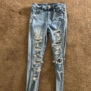 American Eagle ripped jeans